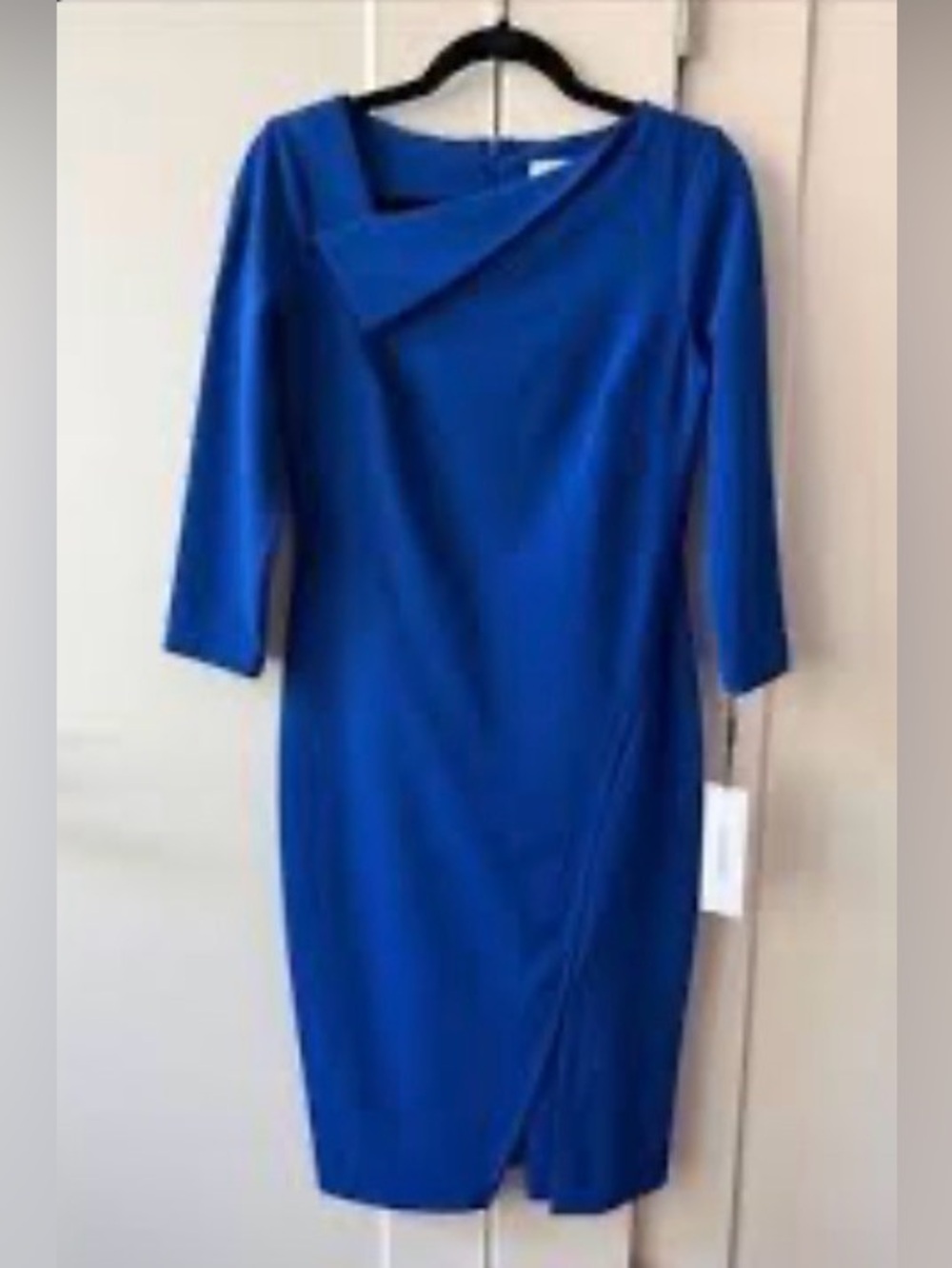 Calvin Klein Classic Boatneck Sheath Dress in Royal Blue Size 16
NWT - Picture 3 of 3